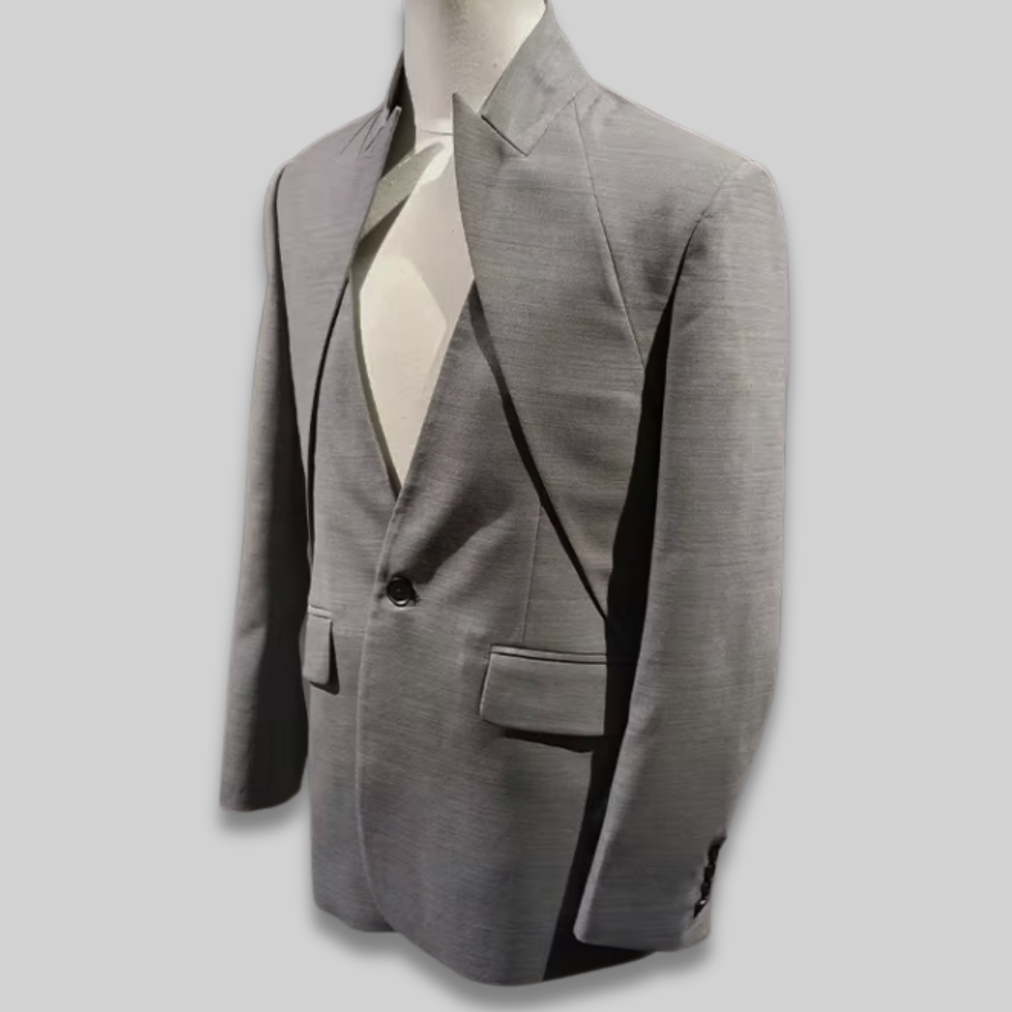 ARC-SCULPTED COLLAR BLAZER JACKET